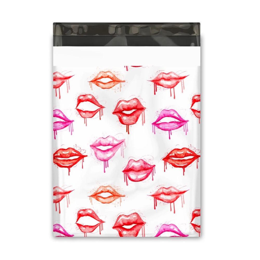 Lips 👄 Kiss  Poly Mailers 10x13 Pack of 25